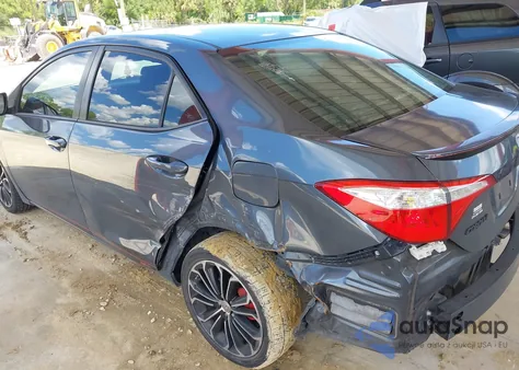 2015 Toyota Corolla L/Le/Le Pls/Prm/S/S Pls из США, поврежденный, VIN 2T1BURHEXFC346637